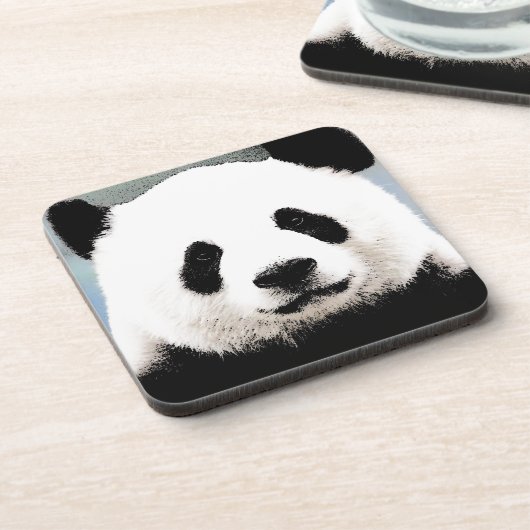 Dessous-de-verre Panda (Côté gauche)