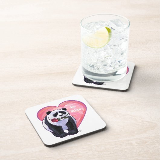 Dessous-de-verre Panda Bear Saint Valentin (Côté Droit)