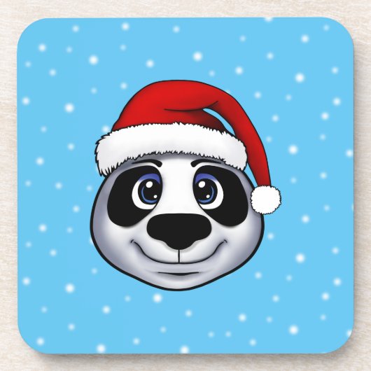 Dessous-de-verre Panda de Noël (Devant)