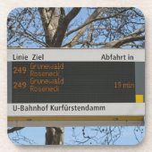 Dessous-de-verre Panneau d'arrêt de bus à Berlin (Devant)
