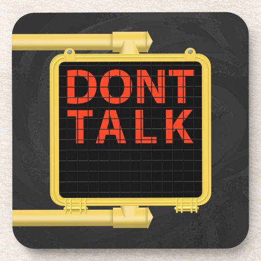 Dessous-de-verre Panneau de signalisation New York Crosswalk (Devant)