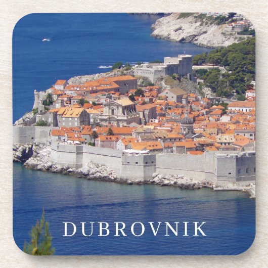 Dessous de verre panoramiques de Dubrovnik (Devant)