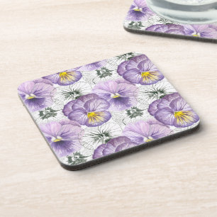 Dessous-de-verre Pansy motif