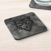 Dessous-de-verre Panthère noire (Côté gauche)