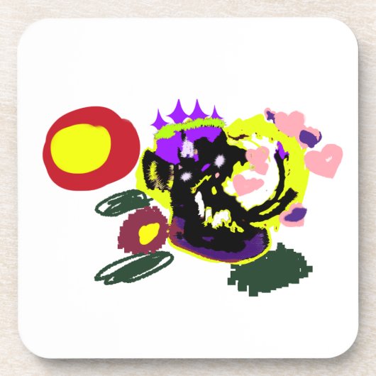 Dessous-de-verre Paon Cool (Devant)