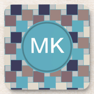 Dessous-de-verre Paon sur la plage