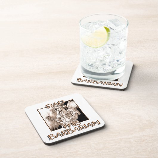 Dessous-de-verre Papa le barbare (Côté Droit)
