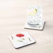 Dessous-de-verre Papaver rhoeas  (Côté Droit)