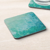 Dessous-de-verre Papier avec l'abrégé sur bleu, vert, et noir (Côté gauche)