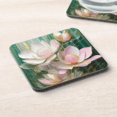 Dessous-de-verre Papier peint en fleurs japonais Magnolia Art (Côté gauche)