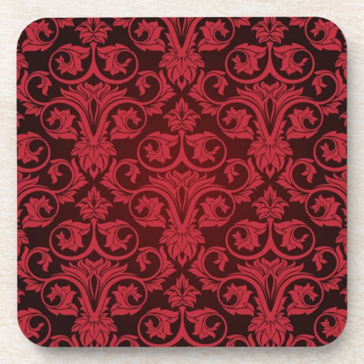 Dessous-de-verre Papier peint rouge 2 (Devant)