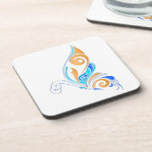 Dessous-de-verre Papillon Abstrait (Côté gauche)