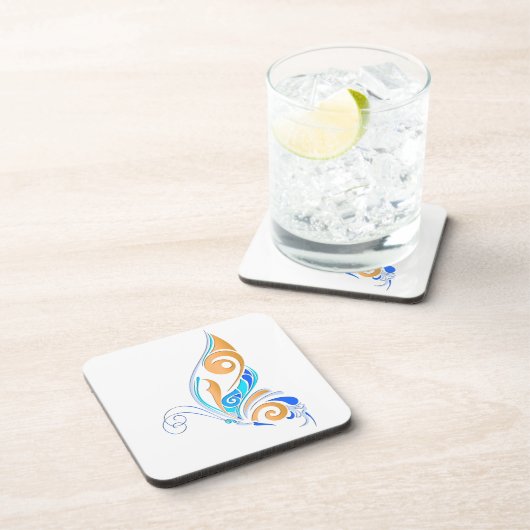 Dessous-de-verre Papillon Abstrait (Côté Droit)