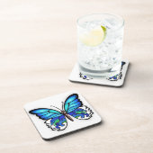 Dessous-de-verre Papillon Aqua (Côté Droit)