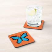 Dessous-de-verre Papillon Bleu (Côté Droit)