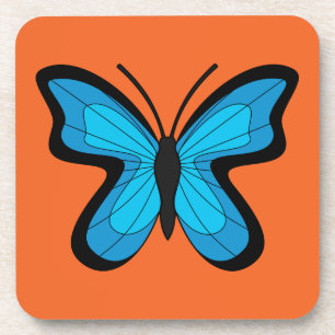 Dessous-de-verre Papillon Bleu
