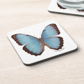 Dessous-de-verre Papillon bleu de Morpho (Côté gauche)