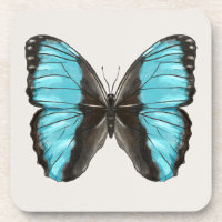 Papillon bleu Insect Art Amour de la nature