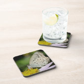 Dessous-de-verre Papillon couleur crème tacheté (Côté Droit)