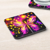 Dessous-de-verre Papillon d'art (Côté gauche)