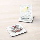 Dessous-de-verre Papillon de Noël (Côté Droit)