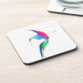 Dessous-de-verre Papillon de peinture Abstrait (Côté gauche)