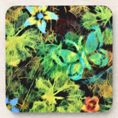 Dessous-de-verre Papillon et fleur Rodilius ensemble de dessous de (Devant)