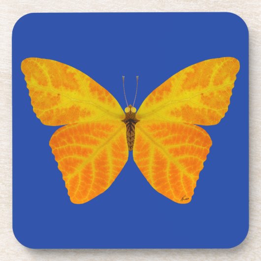 Dessous-de-verre Papillon feuille Aspen 3 (Devant)