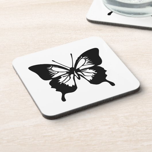 Dessous-de-verre Papillon noir (Côté gauche)