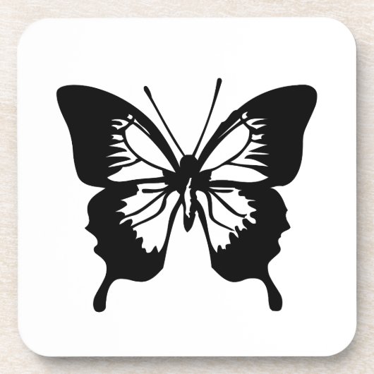 Dessous-de-verre Papillon noir (Devant)