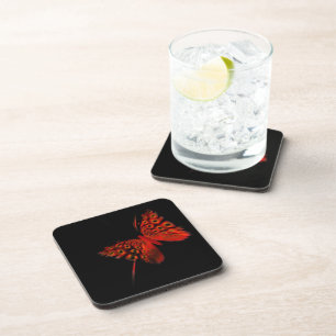 Dessous-de-verre Papillon rouge