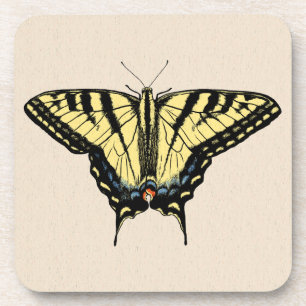 Dessous-de-verre Papillon Southwestern jaune Swallowtail
