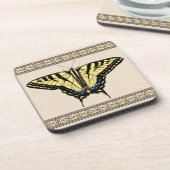 Dessous-de-verre Papillon Southwestern jaune Swallowtail (Côté gauche)