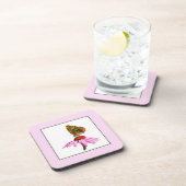 Dessous-de-verre Papillon sur confleur pourpre (Côté Droit)