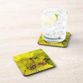 Dessous-de-verre Papillon sur jaune (Côté Droit)