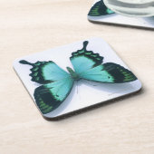Dessous-de-verre Papillon sur le blanc (Côté gauche)