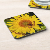 Dessous-de-verre Papillon sur tournesol (Côté gauche)