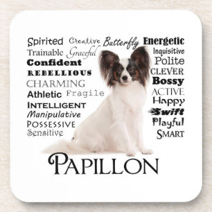 Dessous de verre Papillon Traits