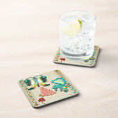 Dessous-de-verre Papillon Zuni 2 Art folklorique (Côté Droit)