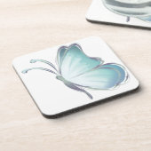 Dessous-de-verre Papillons bleu aquarelle (Côté gauche)