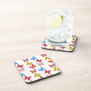 Dessous-de-verre Papillons décoratifs colorés