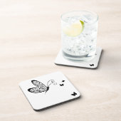 Dessous-de-verre Papillons en dentelle noire 1 (Côté Droit)