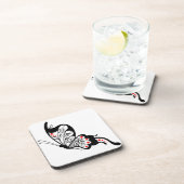 Dessous-de-verre Papillons en dentelle noire 2 (Côté Droit)