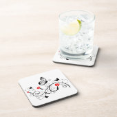 Dessous-de-verre Papillons en dentelle noire 4 (Côté Droit)