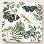 Dessous-de-verre papillons et libellules vintages modernes<br><div class="desc">papillons et libellules vintages modernes</div>