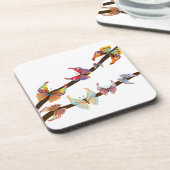 Dessous-de-verre Papillons sur une branche (Côté gauche)