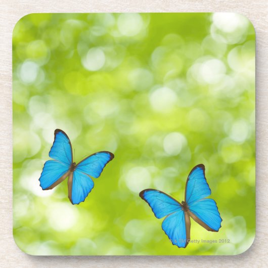 Dessous-de-verre Papillons volant, composé de Digitals (Devant)