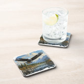 Dessous-de-verre Pâques de boisson de l'aigle jaune (Côté Droit)