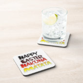 Dessous-de-verre Pâques joyeuses : Hakuna Matata Text Art Design (Côté Droit)