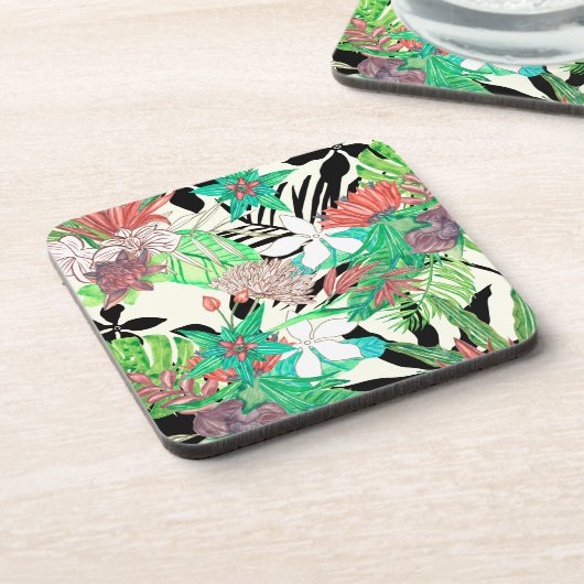 Dessous-de-verre Paradis floral II (Côté gauche)